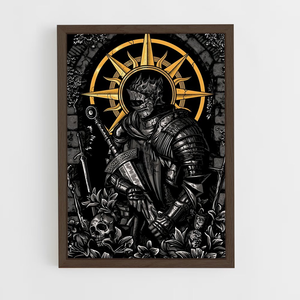 Poster L'Éclat du Chevalier – affiche Dark souls (vue 5)